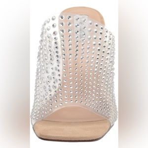 Steve Madden Rhinestone Nicely Heeled Sandals